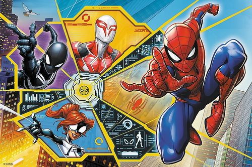 Puzzle 60 W Sieci Marvel Spiderman 17372 na Arena.pl