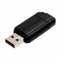 verbatim pendrive 8gb usb-a 2.0pinstripe czarny/black 49062
