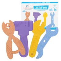 BOCIOLAND GRYZAK SILIKONOWY SENSORYCZNY NARZĘDZIA ZESTAW 4 SZTUKI
