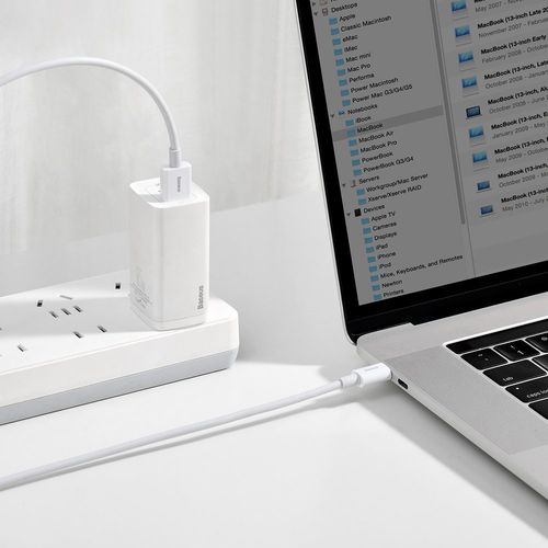 kabel przewód superior usb - usb-c 66w 6a 1m - biały na Arena.pl