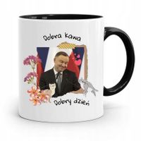 Kubek Czarny Prezydenta Andrzej Duda Dobra Kawa