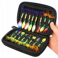 ZESTAW WĘDKARSKI PRZYNĘTA OBROTÓWKA RYBY SZCZUPAK