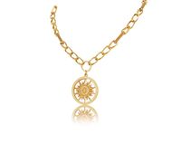 naszyjnik z greckim słońcem z kolekcji olimpia (c23/zwe/97au)