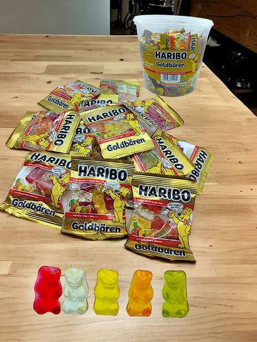 Żelki Haribo Goldbaren, 100 mini paczuszek z Niemiec 1000 g na Arena.pl