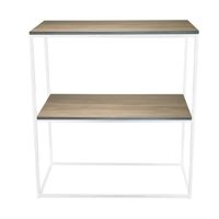 Konsola toaletka regał dwupoziomowa loft Weldon 1