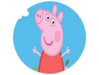 Opłatek na tort Świnka Peppa