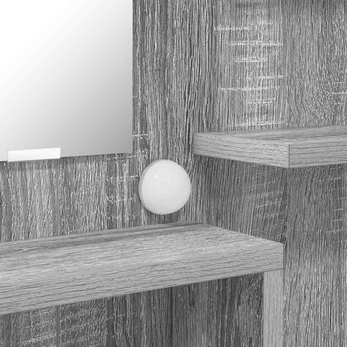 Toaletki do sypialni z szufladą Szary Sonoma 80 x 39,6 x 135 cm na Arena.pl