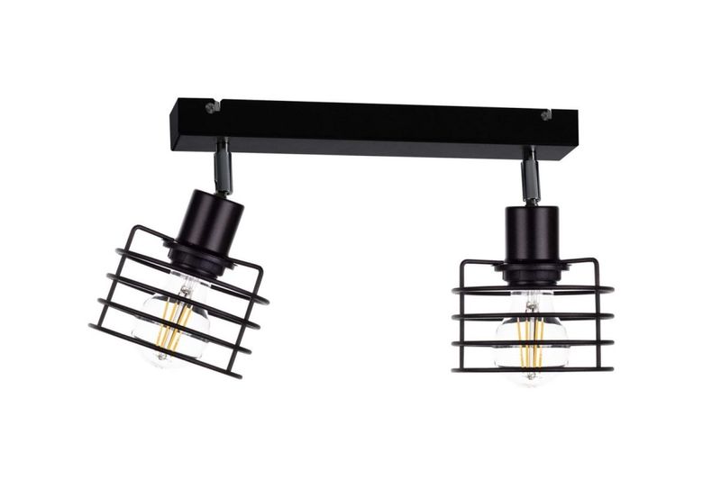 Spot 2xE27 VIVA BLACK zdjęcie 1
