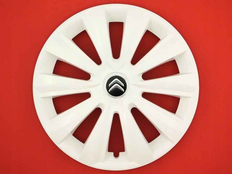 KOŁPAKI 15'' CITROEN Nemo Berlingo C3 C4 BIAŁE DLB zdjęcie 2
