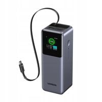 Ugreen Powerbank 20000mAh 165W USB+USB-C Zwijany Kabel Do Laptopa/Telefonu