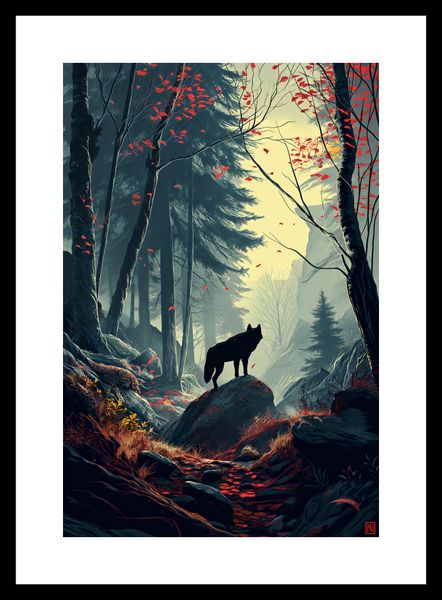 Plakat 20x30cm Leśne Echa zdjęcie 3