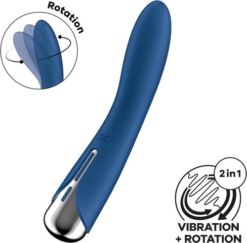 "Satisfyer Spinning Vibe 1 w Kolorze Niebieskim - Niezapomniane Doznan na Arena.pl