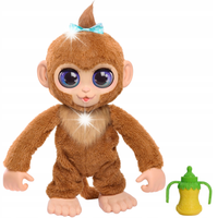 FURREAL MAŁPKA PEANUT ZABAWKA INTERAKTYWNA PLUSZAK PLUSZOWY 100 REAKCJI