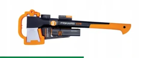FISKARS Siekiera rozłupująca do drewna X17 M zestaw z OSTRZAŁKĄ Xsharp na Arena.pl