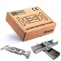 Łącznik krzyżowy płaski do profili CD60 100szt.