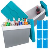 LODÓWKA TURYSTYCZNA EDA FRANCE 35L + 6 WKŁADÓW XL