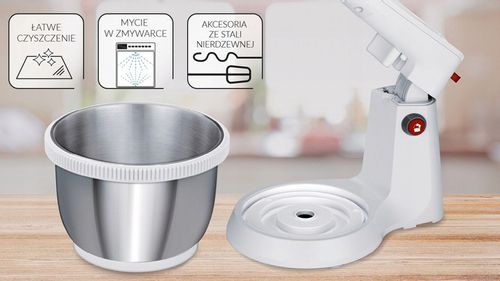 Mikser ręczny z misą biały MPM MMR-21Z na Arena.pl