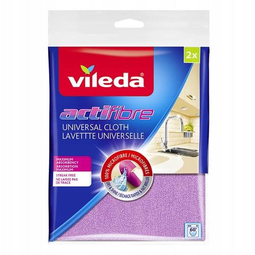 Vileda - ściereczka 2 szt. uniwersalna actifibre na Arena.pl