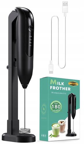 RĘCZNY SPIENIACZ MIKSER DO MLEKA KAWY ELEKTRYCZNY MIKSER TRZEPACZKA na Arena.pl