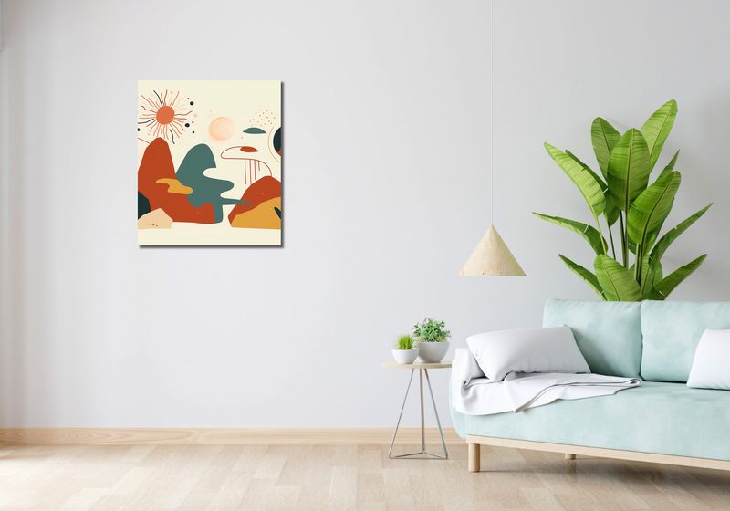 Obraz 60x70cm Kosmos Barw zdjęcie 2