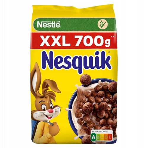 Nestlé Nesquik Płatki śniadaniowe kulki czekoladowe 700g na Arena.pl