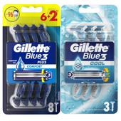 Gillette Blue 3 Comfort + Blue 3 Cool maszynki jednorazowe dla mężczyzn