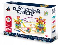 klocki małych geniuszy geometryczne śnieżynki 224e