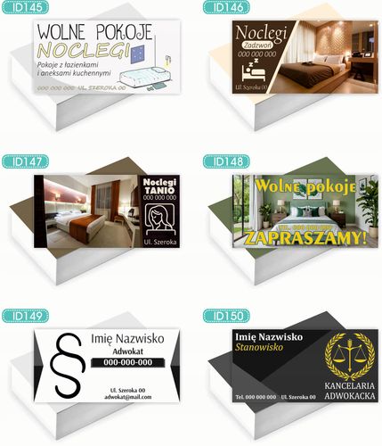 Wizytówki firmowe 100szt DUŻO WZORÓW do wyboru DOŻYNKI PARAFIALNE na Arena.pl