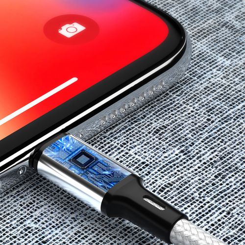 kabel przewód usb iphone lightning 2.4a 2m czerwony na Arena.pl