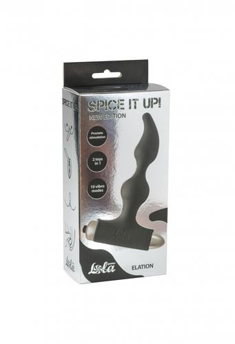 vibrating anal plug spice it up new edition elation black na Arena.pl