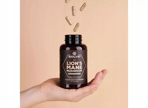 SolveLabs Lion's Mane Soplówka jeżowata 10:1 60kap na Arena.pl
