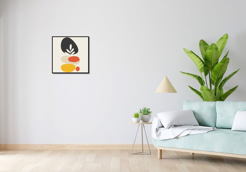 Plakat 50x50cm Botaniczna Spójność zdjęcie 4