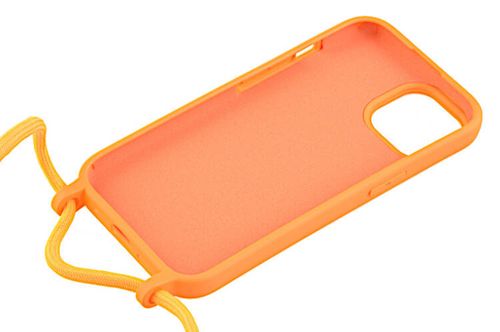 Etui ze sznurkiem RCK do Apple iPhone 15 Plus / 15+ pomarańczowy na Arena.pl