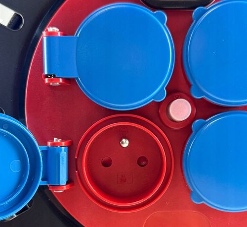 POLSKI PRZEDŁUŻACZ BĘBNOWY BUDOWLANY 3X2,5MM 25M NA WÓZKU STOJAK IP44 na Arena.pl