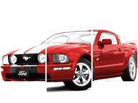 90X60CM OBRAZ MUSTANG GT TRZY OBRAZY