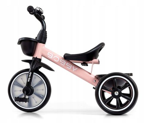 Rowerek Trójkołowy dziecięcy biegowy +2 lata Milly Mally Bobby RÓŻOWY na Arena.pl