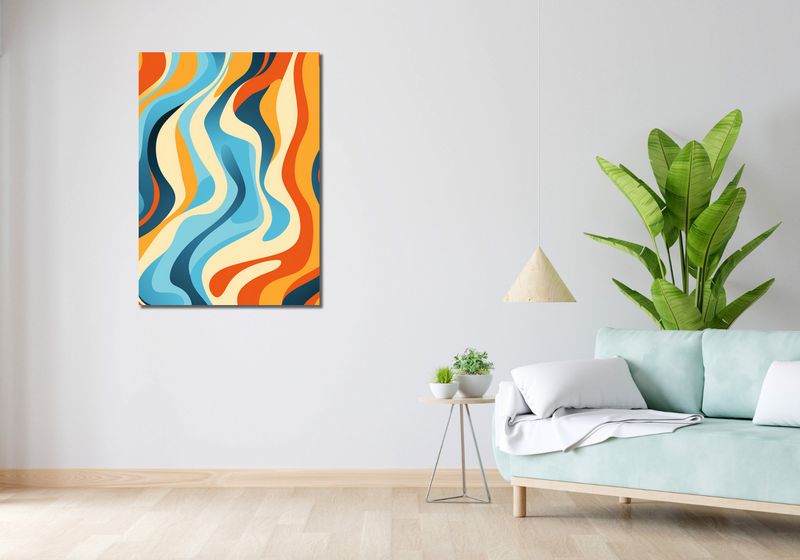 Obraz 70x100cm Tańczące Fale zdjęcie 2