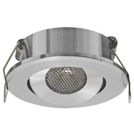 Okrągła LAMPA podtynkowa MATI LED C 03735 Ideus metalowa OPRAWA wpuszczana LED 1,5W 4000K oczko chrom zdjęcie 1