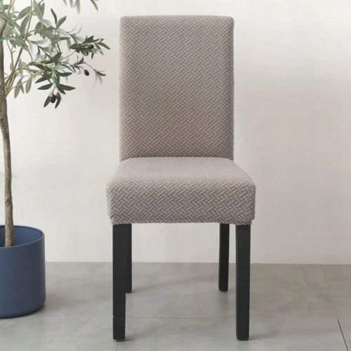 ZESTAW 4X POKROWIEC NA KRZESŁO ŻAKARD JODEŁKA na Arena.pl