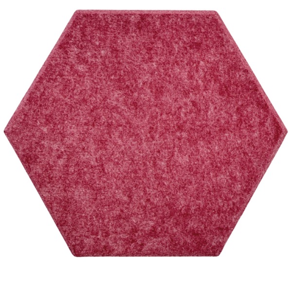 Panele Ścienne Filcowe 3D Heksagon Zagłówek Samoprzylepne Akustyczne Soft zdjęcie 3