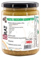 PASTA Z ORZECHÓW LASKOWYCH 500g Masło orzechowe