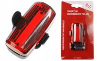 Lampa rowerowa tył montowana na sztycy LED 3 tryby 2x AAA 22g 2K XC-326A