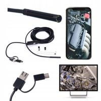 Kamera endoskopowa inspekcyjna 3w1usb android ios windows mac KD10412