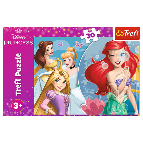 Puzzle - 30 - Piękny dzień księżniczek - Disney Princess - Trefl 18308 na Arena.pl