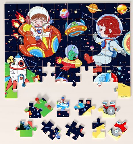 puzzle drewniane kosmos jhtoy-994 na Arena.pl
