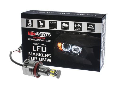 Żarówki LED markery do ringów angel eyes EinParts H8 240W BMW E81 E82 E87 E88 E90 E91 E92 E93 E60 E61 E63 E64 M6 F01 X1 E84 X5 E70 X6 E71 E89 Z4 na Arena.pl