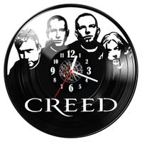 Zegar ścienny z płyty winylowej Creed 1208.14