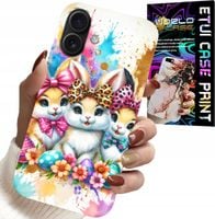 ETUI DO IPHONE 16 PLUS - KRÓLICZKI, ŚWIĄTECZNE, KRÓLIK, WIELKANOC