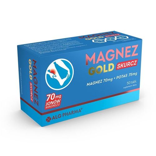 Alg Pharma Magnez Gold Skurcz 50 tabletek na Arena.pl