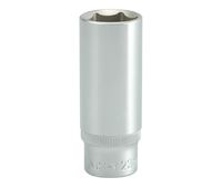 nasadka długa 6-kątna chromowana 1/2'' 22mm - yt-1235